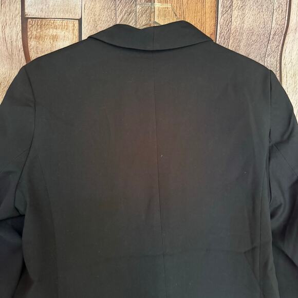 Abercrombie & Fitch Blazer Black Tailored Work Office Business Casual Large NWT - Picture 5 of 9